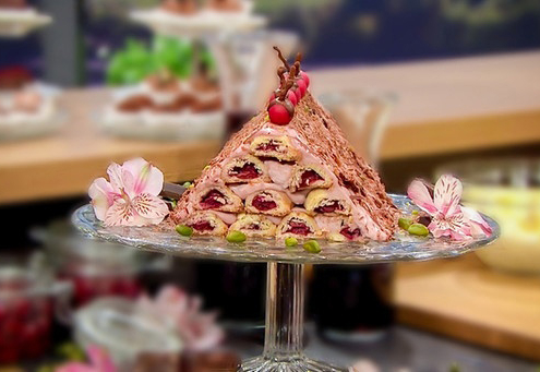 Kirsch-Pyramidenkuchen