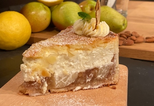 Mailänder Birnen-Käsekuchen