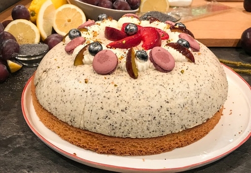 Mohn-Zwetschgen-Torte